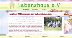 Desktop Screenshot of lebenshaus.org