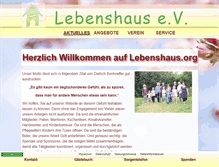 Tablet Screenshot of lebenshaus.org